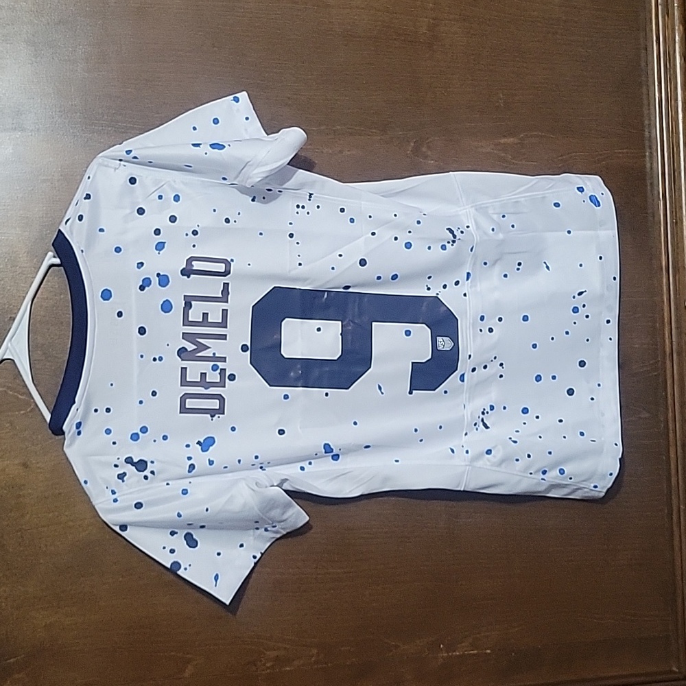 SAVANNAH DEMELO USWNT USA WORLD CUP SOCCER JERSEY NWT SMALL Racing Louisville